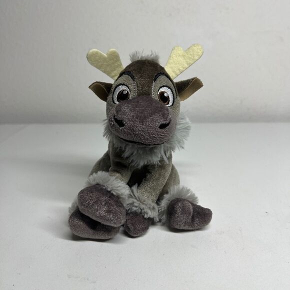 Disney Frozen Sven Plush Reindeer Stuffed Animal Toy 6" Gray - Picture 1 of 6